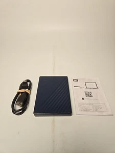 WD My Passport For Mac 2TB Portable Hard Drive WDBA2D0020BBL-WESN - Blue - Picture 1 of 2