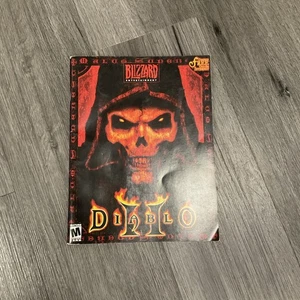 Diablo II 2 PC GAME MANUAL (Windows 2000 98 95 XP NT 4.0) Original Book Booklet - Picture 1 of 2