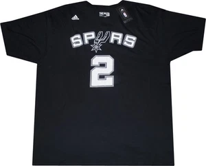 San Antonio Spurs Kwahi Leonard Adidas Net Throwback T-Shirt NEU Etikett 2XL - Bild 1 von 4