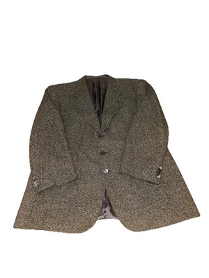 BLAZER HOMBRE BURDI CHICAGO TWEED TALLA 56 L LANA VIRGEN HECHO EN ITALIA Foto 1 de 4