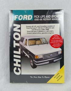 Chilton Ford Pick-ups y Bronco 1980-96 F-100 150 250 350 manual de reparación #26664 - Imagen 1 de 3
