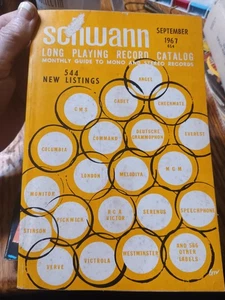 Schwann Long Playing Record Guide Catalog  - September 1967 PB Book - Bild 1 von 3