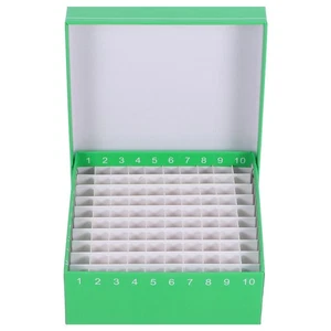 Caja de almacenamiento de congelación celular laboratorio congelador de cartón con tapa tubo de ensayo - Imagen 1 de 12