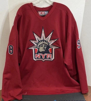 Camiseta de práctica New York Rangers Lady Liberty CCM HOCKEY NHL #1900 Foto 1 de 4