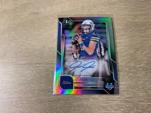 2025 Bowman University Chrome Football Kirk Francis Refractor Auto /299 SP Tulsa - Bild 1 von 2