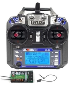 Flysky FS-i6 6CH 2.4GHz Radio System RC Transmitter Controller w FS-iA6 Receiver - Picture 1 of 7