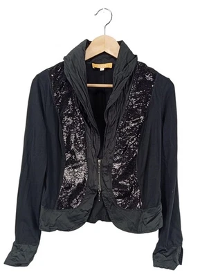BIBA Cárdigan Mujeres Chaqueta Talla EU 38 negro brillante - Imagen 1 de 4