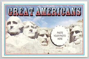 Postal Parque Nacional Monte Rushmore "Coloca tu foto aquí" Dakota del Sur - Imagen 1 de 2