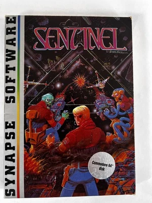 Vintage Sentinel Commodore 64 C64 5.25in Floppy Disk Game Synapse Software 1983 - Image 1 of 4