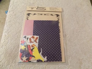 Rare Western Roundup Scrapbooking Accessory Kit 11 x 8 NEW - Picture 1 of 7