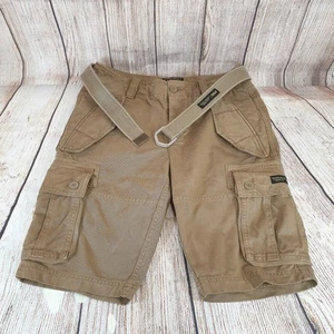 Superdry Mens Shorts Large Beige Core Heavy Cargo Utility Military Combat 30/32W - Picture 1 of 24