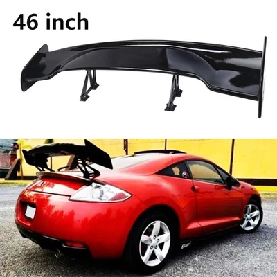 Glossy Black 46" Car Style Trunk Rear Spoiler Lip Wing For Mitsubishi Eclipse 4G Foto 1 de 4
