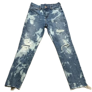 H&M Skinny Coupe Moulante & Denim Jeans Men’s Size 29x32 Acid Wash Ripped * 26" - Picture 1 of 14