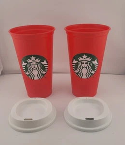 Starbucks Coffee Reusable 16oz Red Cup XMAS Christmas Holiday 2018 Limited - Bild 1 von 4