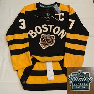 Adidas Authentic Patrice Bergeron Boston Bruins 2023 Winter Classic Jersey 50 - Picture 1 of 12