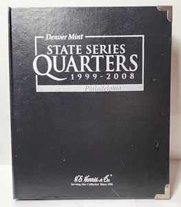 DENVER MINT COIN BOOK FOLDER, STATE SERIES QUARTERS 1999-2008, PHILADELPHIA    J - Picture 1 of 5