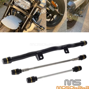 Highway Peg Crash Bar Axle Fork Slider Falling Protector For Harley Sportster S - Picture 1 of 9