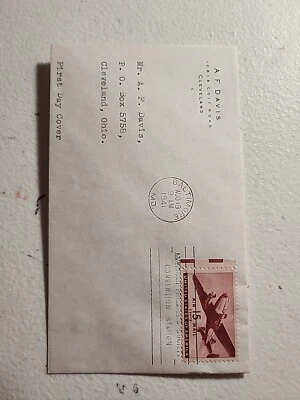 US Airmail First Day Issue 1941 - Brown 15c Stamp - Baltimore MD. - #F62 - Image 1 of 4