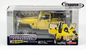 Takaratomy Transformers Binaltech BT-09 Swindle Feat. Jeep Wrangler - Picture 1 of 7
