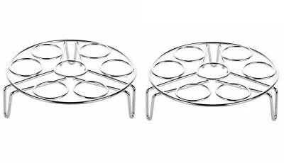 Egg Rack Steamer for Instant Pot 5 6 8qt Pressure Cook - 2 Pack