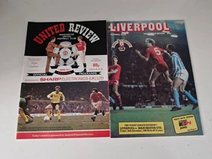 OFFICIAL PROGRAMMES-MANCHESTER UNITED V LIVERPOOL- BOTH GAMES- 1986/87 - Picture 1 of 1