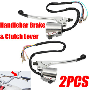 2pcs For Honda Handlebar Brake & Clutch Lever Kit S90 CT70 CL90 CB100 CL100 CL70
