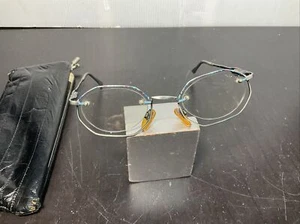 VINTAGE JO MEURER MUNCHEN EYEGLASSES w/ Eel Skin Case - Picture 1 of 21