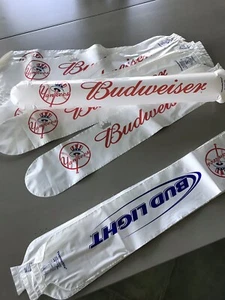 Set of 2 NEW NY YANKEES Budweiser BUD LIGHT MEGA CLAPPER Noise Maker Thunderstix - Picture 1 of 6