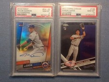AARON JUDGE ROOKIE AND JACOB DEGROM AUTO PSA 10 PAIR PERFECT!!!