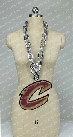New NBA CLEVELAND CAVALIERS SILVER Gameday  BIG Fan Chain Fanchain Cover