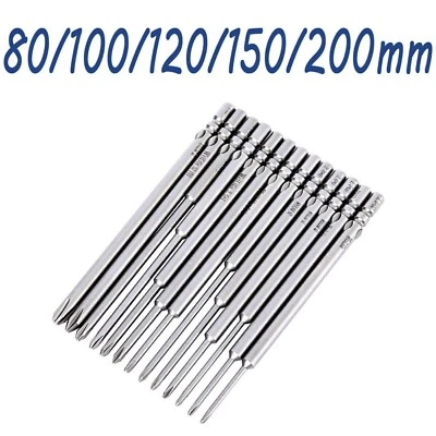 4mm Round Shank PH00-2 Phillips Head Screwdriver Bits High Torque Insert Driver - Image 1 of 4