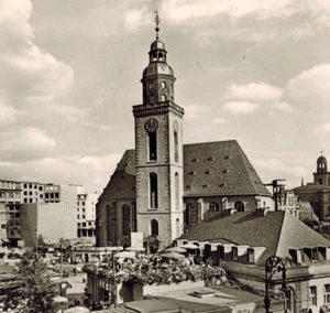 RPPC St. Catherine's Church Frankfurt Germany Vintage Postcard - Picture 1 of 3