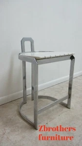Vintage Design Institute Chrome Counter Bar Stool Mid Century - Picture 1 of 11