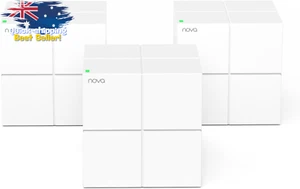Tenda Nova MW6 Mesh WiFi System 3-Pack AC1200 Dual Band Gigabit Whole Home - Picture 1 of 12