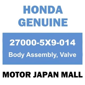 27000-5X9-014 HONDA GENUINE Body Assembly, Transmission Valve Body - Picture 1 of 1