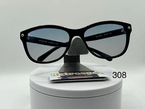Vintage Eyeglasses NOS Cat Eye Blue/Grey Fade Navy Blue Frame Coach 6095 Y2K - Picture 1 of 10