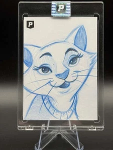 Aristocats Duchess Original Sketch Card Signed and Inscribed by Scott Cook - Picture 1 of 2