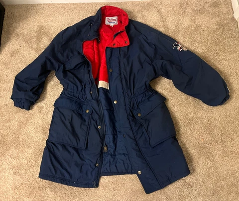 Vintage Starter Jacket DIAMOND COLLECTION MLB Coat Sz XL No Team American League Cover
