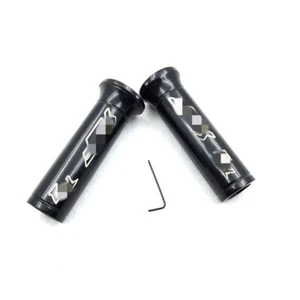 Black Billet Aluminum Handlebar Grips 22mm 7/8" For Yamaha Yzfr1 Yzf-R1 Yzf R1 - Picture 1 of 8