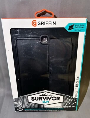 GRIFFIN SURVIVOR SLIM CASE FOR GALAXY TAB A 8.0 BLACK - Image 1 of 4