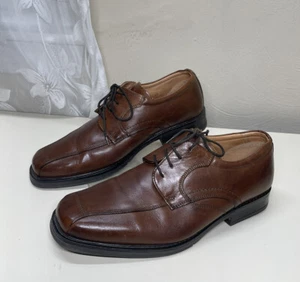 Zapatos de cuero marrón KLONDIKE para hombre EUR 45 vestido con cordones #96264 (EE. UU. 11) - Imagen 1 de 12