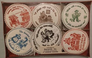 Vintage Dutchcraft Inc, Gettysburg Pennsylvania Niederländisch 75 Untersetzer ungeöffnete Box - Bild 1 von 11