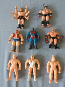 Kinnikuman Soft Vinyl Doll Set Of 8 Kinkeshi II Version Figures Damaged - Picture 1 of 20