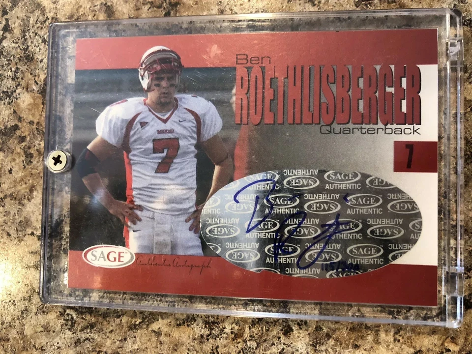 2004 Ben Roethlisberger RC Sage Rookie Auto. 115/300!🔥 - Image 1 of 2