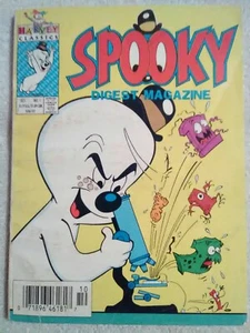 Spooky Digest #1 (octubre 1992, Harvey) raro mini cómic pequeño de impresión baja  - Imagen 1 de 9