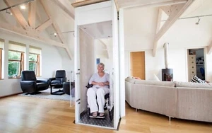 AUFZUG FAHRSTUHL BEHINDERTENLIFT ROLLSTUHLLIFT HOMELIFT HAUSLIFT - Bild 1 von 17