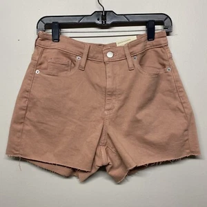 Pantaloncini Target (filo universale) rosa/rosa vita alta midi bordo grezzo taglia 6 - Foto 1 di 6