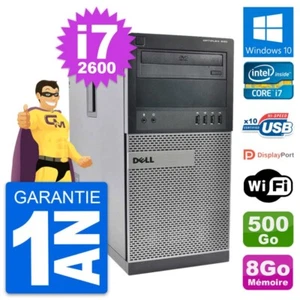 PC tour DELL OptiPlex 990 Intel i7-2600 RAM 8Go Festplatte 500Go Windows 10 Wifi - Bild 1 von 6