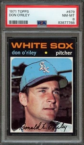 BB - 1971 - Topps - #679 - Don O'Riley - PSA 8 - NM-MT - Bild 1 von 2