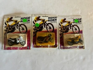 VINTAGE 1986 ZEE Toys RIDGE RIDER Motorcycle Yamaha, Honda CX 500 Road Bike Lot - Picture 1 of 8